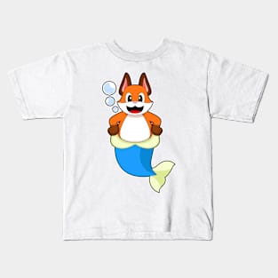 Fox Mermaid Kids T-Shirt